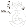 Спот Arte Lamp PICCHIO A9229PL-3WH