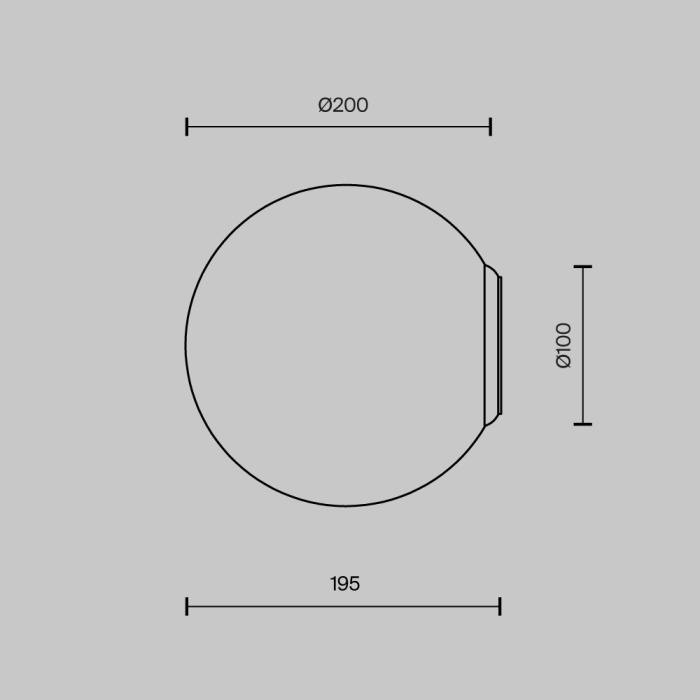 Бра Maytoni Basic form MOD321WL-01W3