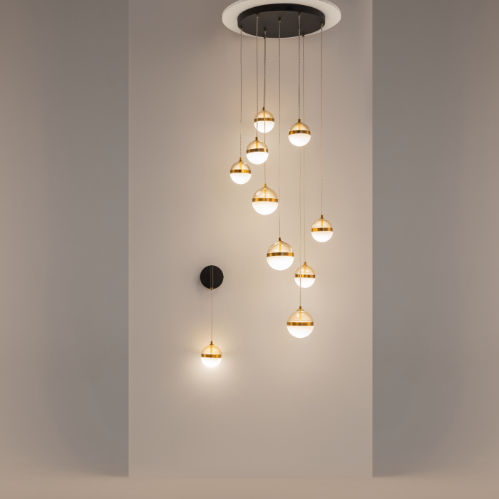 Каскадная люстра Maytoni Area MOD295PL-L120BBS3K