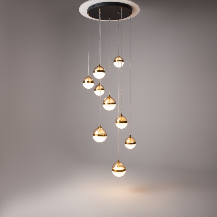 Каскадная люстра Maytoni Area MOD295PL-L120BBS3K