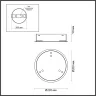 База накладная Odeon Light Panta 4926/3R