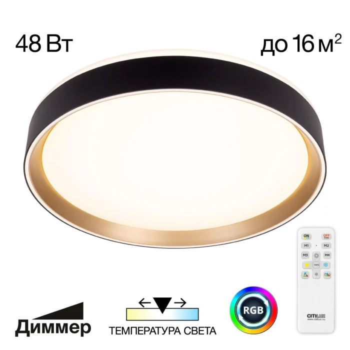Потолочный светильник Citilux Boss CL751351G