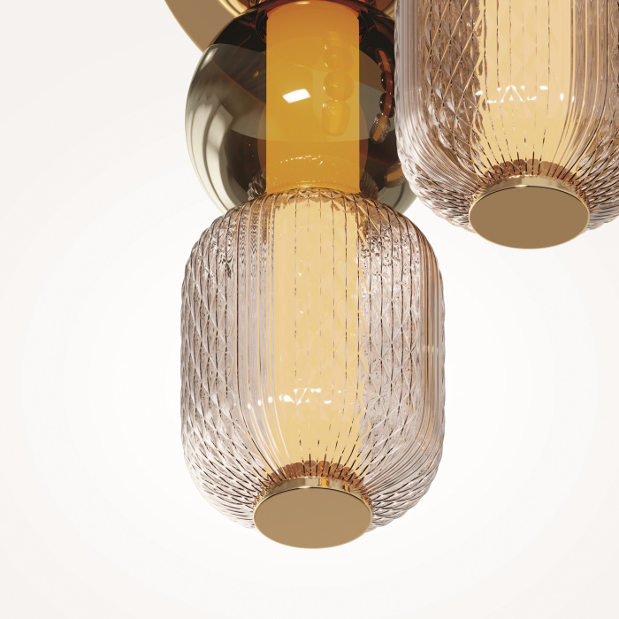 Накладная люстра Maytoni Drop MOD273CL-L60G3K