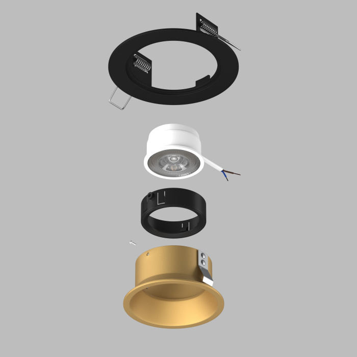 Комплект со светильником Lightstar Domino D61703BMOD