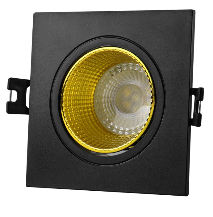 Встраиваемый светильник Denkirs Rodvig DK3071-BK+YE