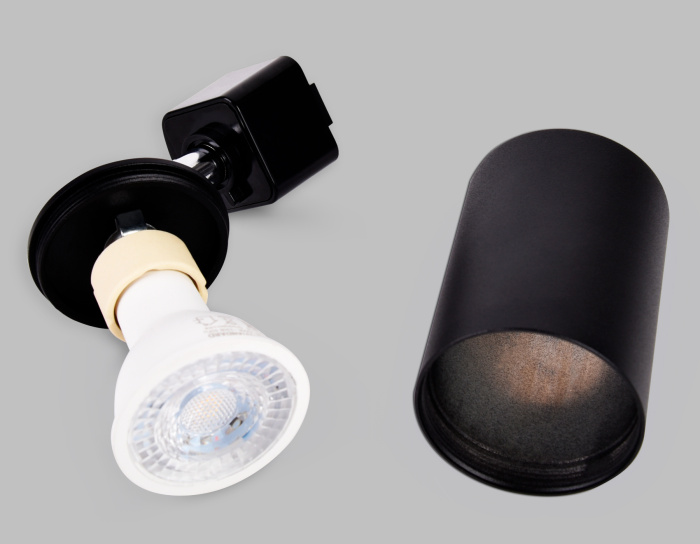 Трековый однофазный светильник со сменной лампой Ambrella light GL5123