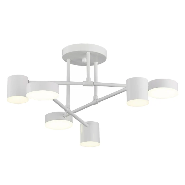 SLE201052-06 Светильник потолочный Белый/Белый LED 6*7W