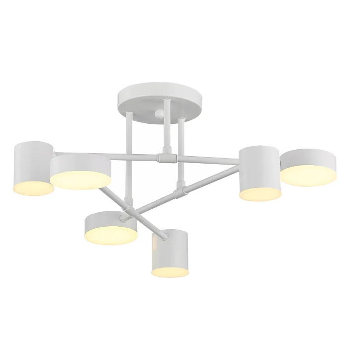 SLE201052-06 Светильник потолочный Белый/Белый LED 6*7W
