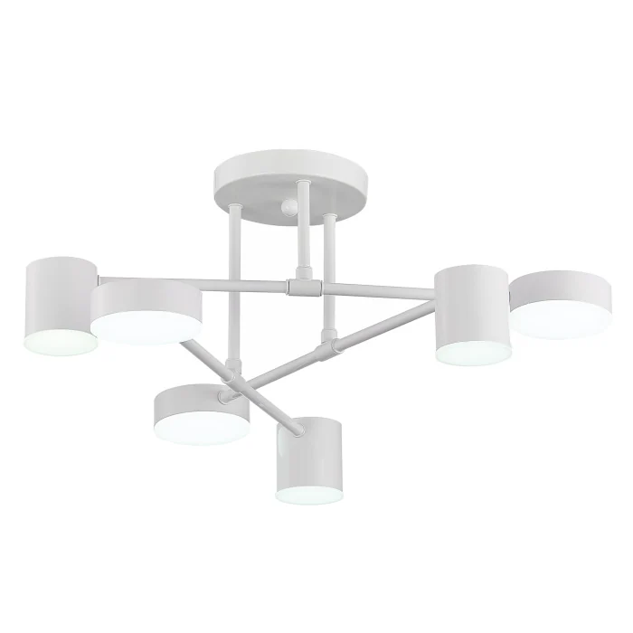 SLE201052-06 Светильник потолочный Белый/Белый LED 6*7W