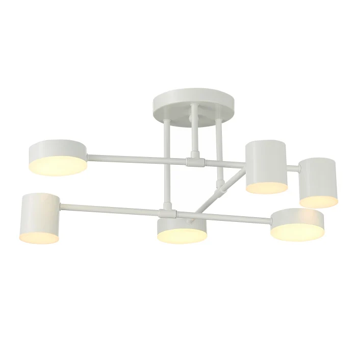 SLE201052-06 Светильник потолочный Белый/Белый LED 6*7W