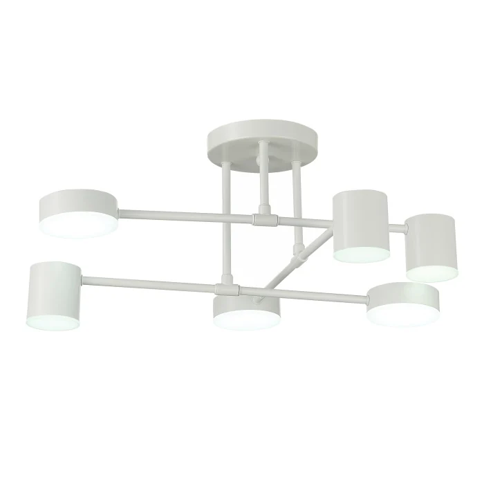SLE201052-06 Светильник потолочный Белый/Белый LED 6*7W