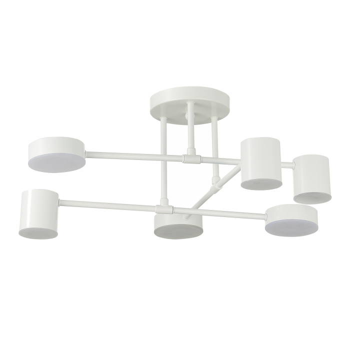 SLE201052-06 Светильник потолочный Белый/Белый LED 6*7W