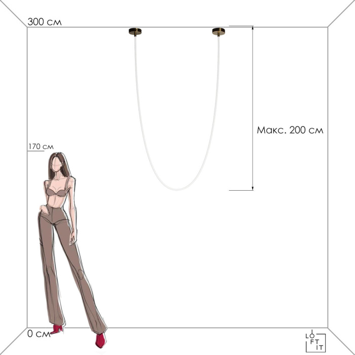 Подвесной светильник LOFT IT Lori 10230/4000