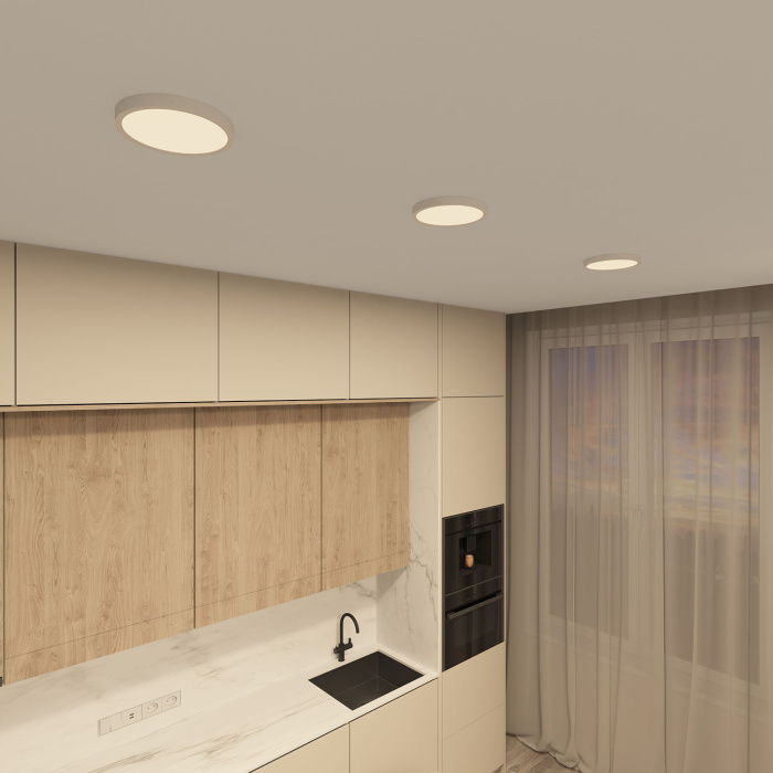 Потолочный светильник Denkirs THIN DK6520-WH