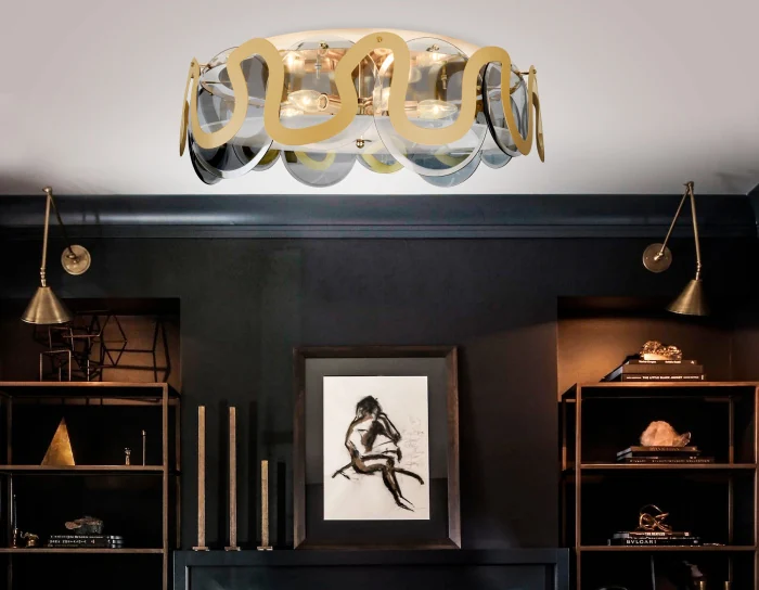 Потолочная люстра с хрусталем Ambrella light TR5328