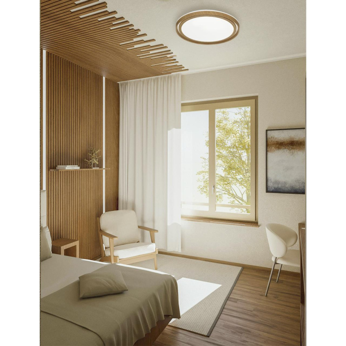 Настенно-потолочный светильник SONEX RUX WOOD 7640/AL