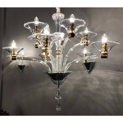 Подвесная люстра L&#039;Arte Luce Luxury Emerzio L58209.28 с элементами из хрусталя