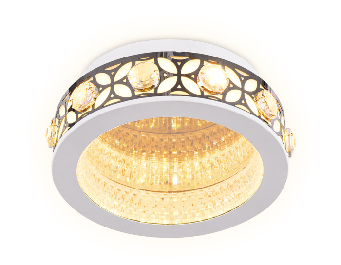 Настенно-потолочный светодиодный светильник с хрусталем Ambrella light FA9420