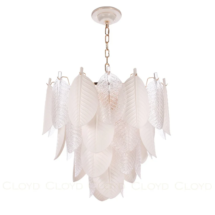 Люстра Cloyd TRAPESUND C19 / Ø62 см - бел.керамика - золото (арт.10662)