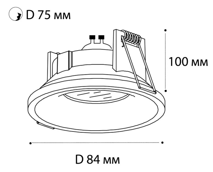 Влагозащищенный светильник Italline IT07-7010 white