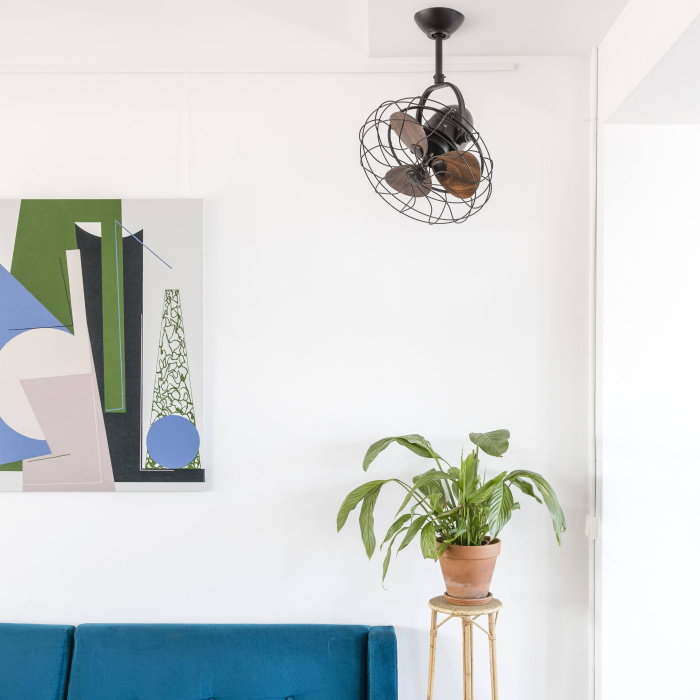 Вентилятор без света KEIKI Brown ceiling fan