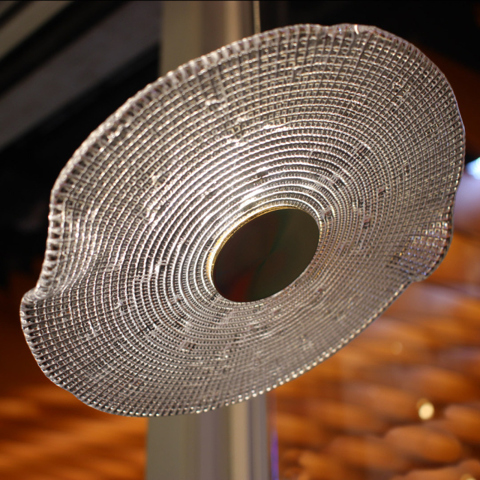 Подвесной светильник Cloyd GRAMMY P1 / Ø31 см - латунь розов. (арт.10704)