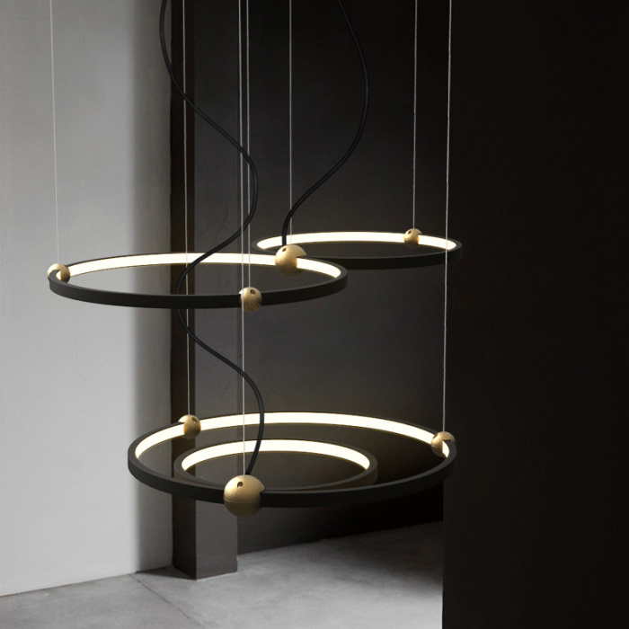 Подвесной кольцевой светильник PLANETARY D30+40 ImperiumLoft