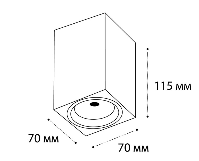 Светильник накладной Italline M02-70115 white