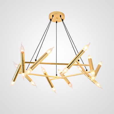 Подвесной светильник JONATHAN BROWNING Le Pentagone Chandelier 20 Light ImperiumLoft
