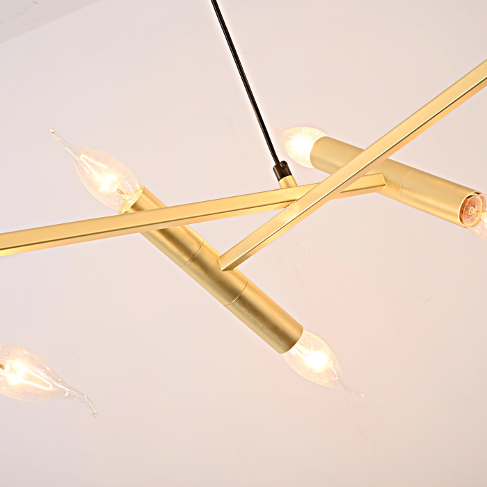 Подвесной светильник JONATHAN BROWNING Le Pentagone Chandelier 20 Light ImperiumLoft