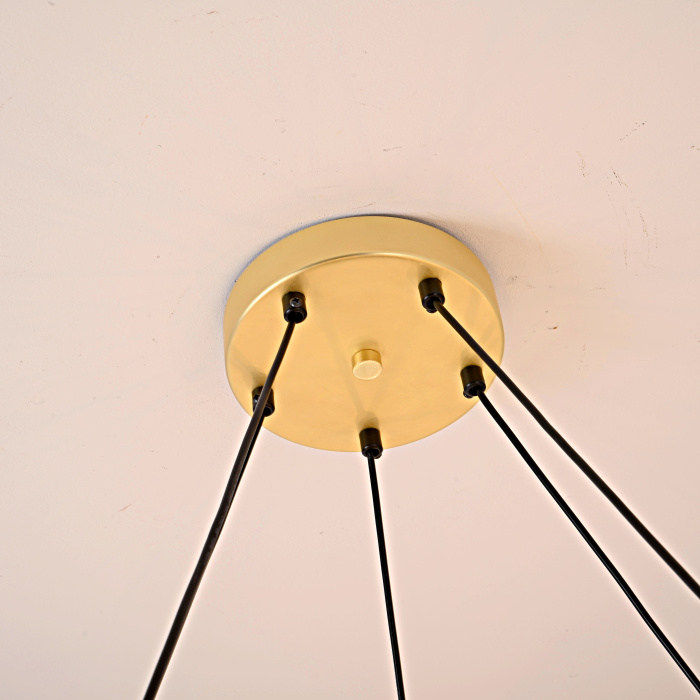 Подвесной светильник JONATHAN BROWNING Le Pentagone Chandelier 20 Light ImperiumLoft