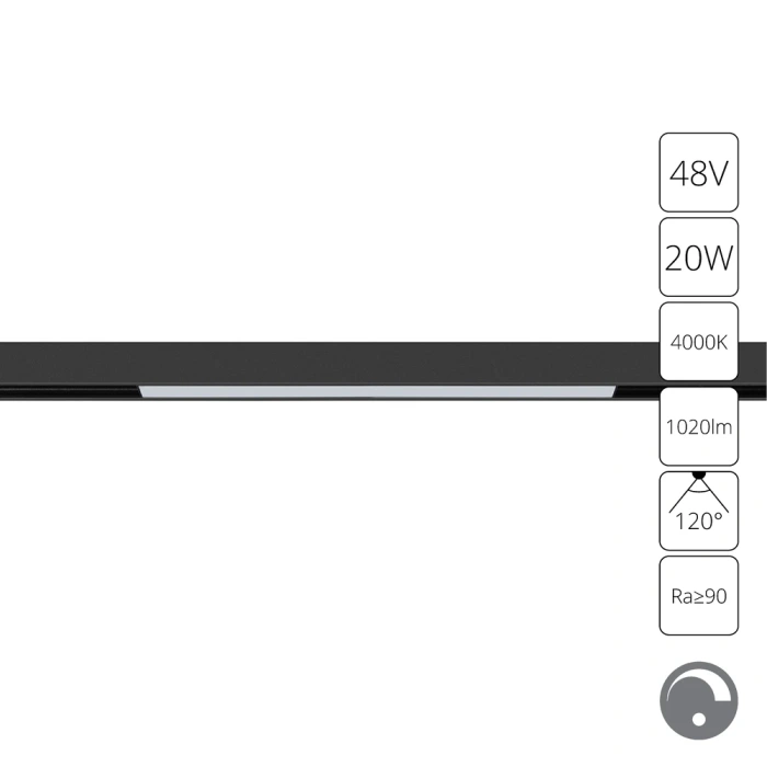 Магнитная трековая система Arte Lamp LINEA A4683PL-1BK