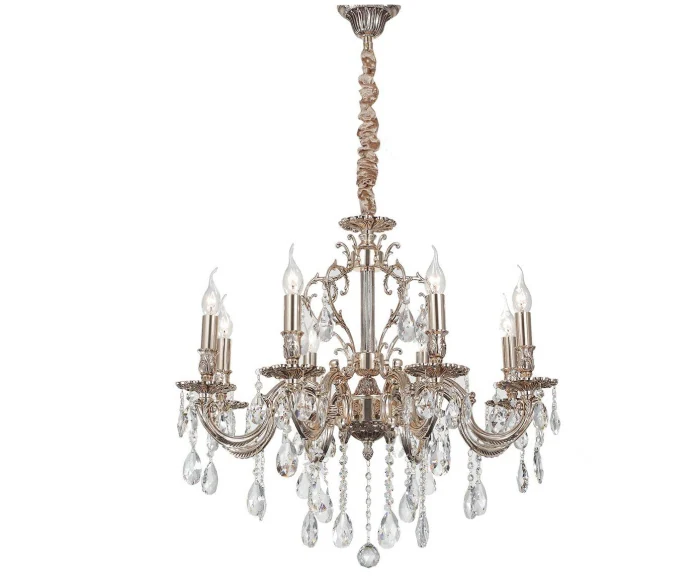 Люстра подвесная Lucia Tucci BARLETTA 1730.8 coffe gold