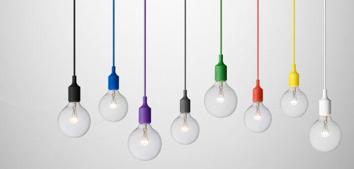 Подвесной светильник Muuto E27 Violet ImperiumLoft