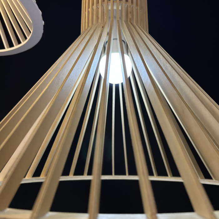 Подвесной светильник PUNKTO Натуральное дерево ImperiumLoft