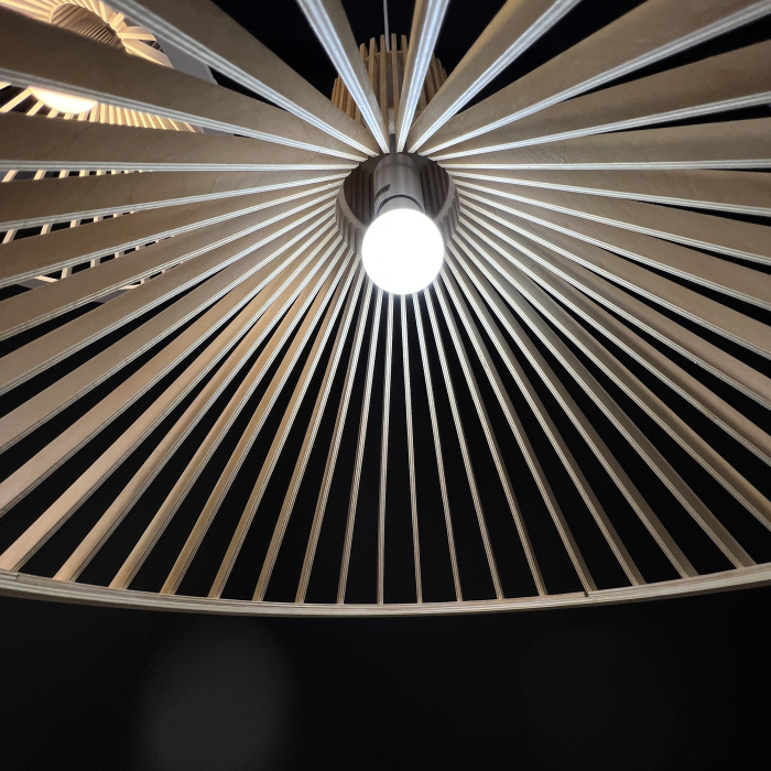 Подвесной светильник PUNKTO Натуральное дерево ImperiumLoft