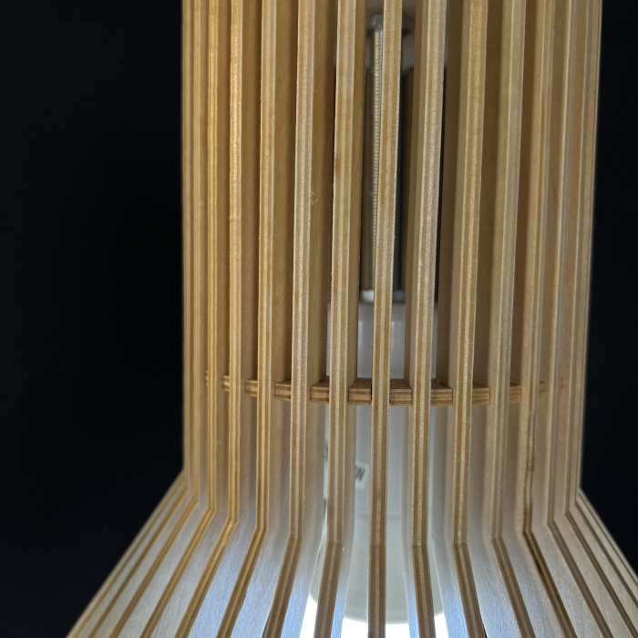 Подвесной светильник PUNKTO Натуральное дерево ImperiumLoft