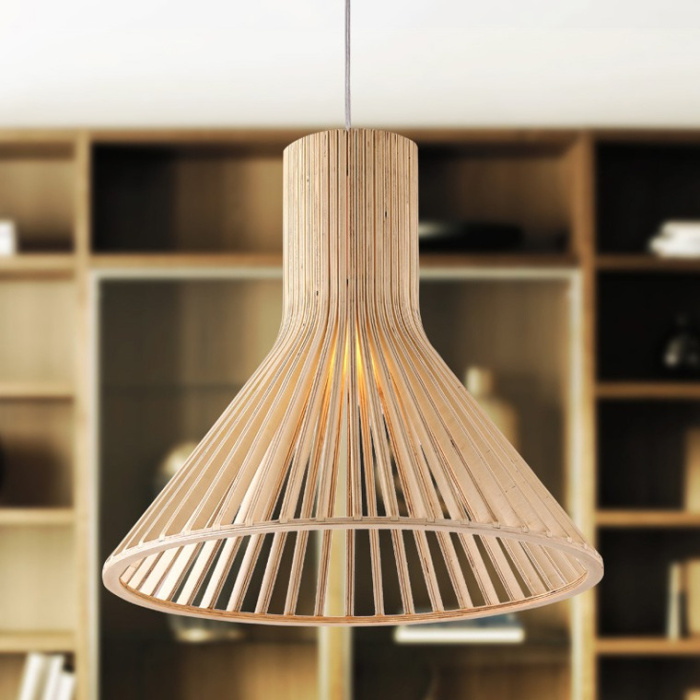 Подвесной светильник PUNKTO Натуральное дерево ImperiumLoft