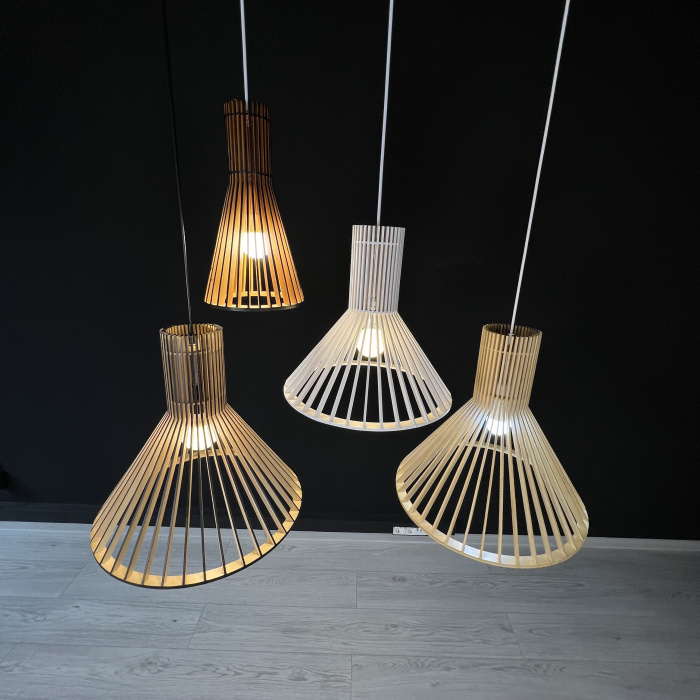 Подвесной светильник PUNKTO Натуральное дерево ImperiumLoft