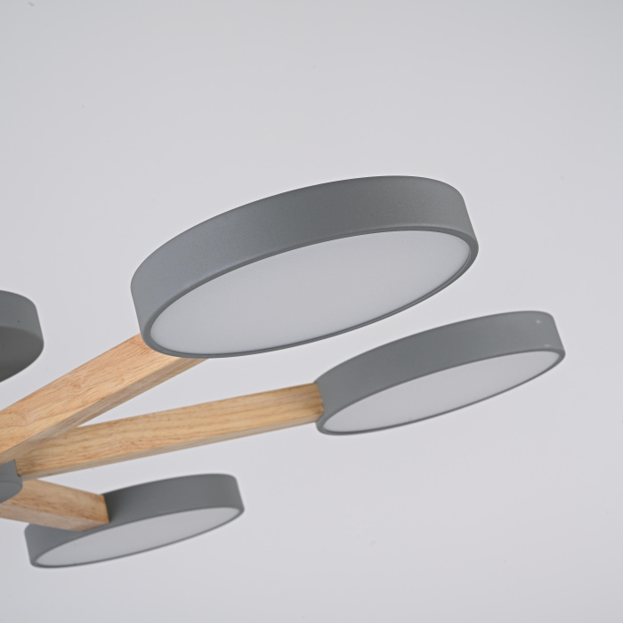 Потолочная люстра TURNA 6 Gray ImperiumLoft