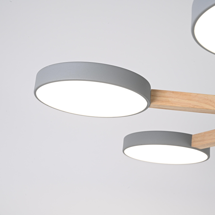 Потолочная люстра TURNA 6 Gray ImperiumLoft