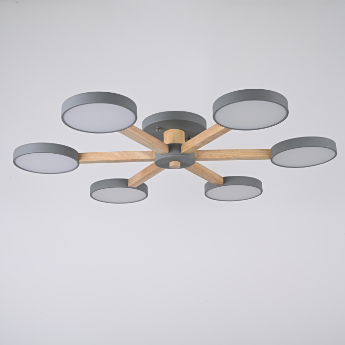 Потолочная люстра TURNA 6 Gray ImperiumLoft