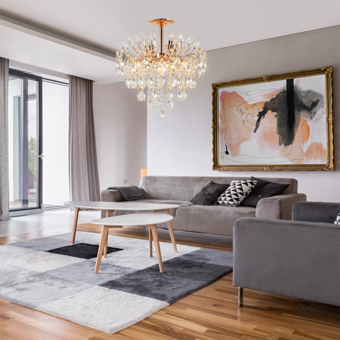 Потолочная люстра на штанге на штанге DIMOSARI ESCADA 2104/5P Gold