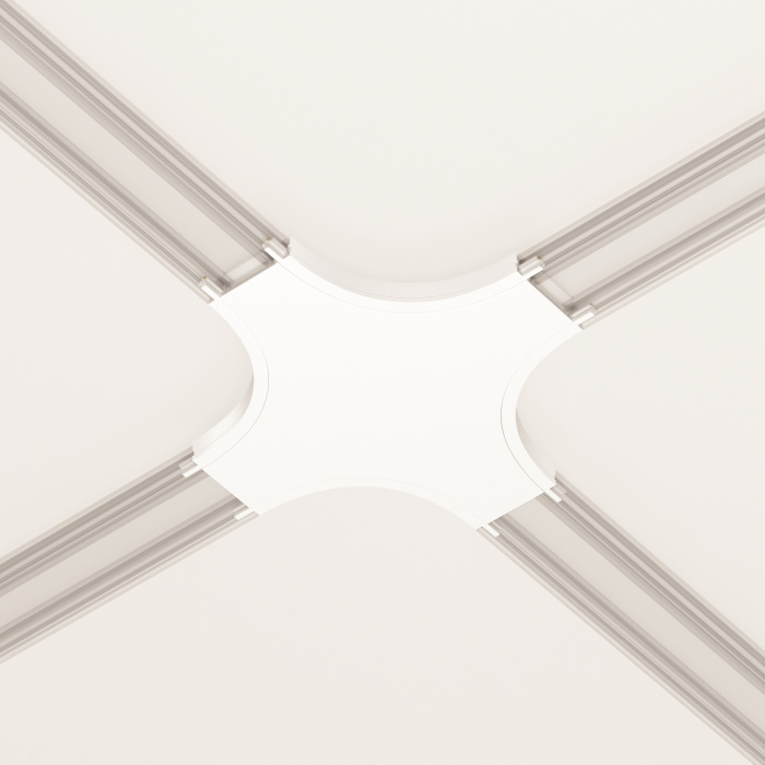 Коннектор питания X-образный Radity белый Maytoni TRA084CX-11W