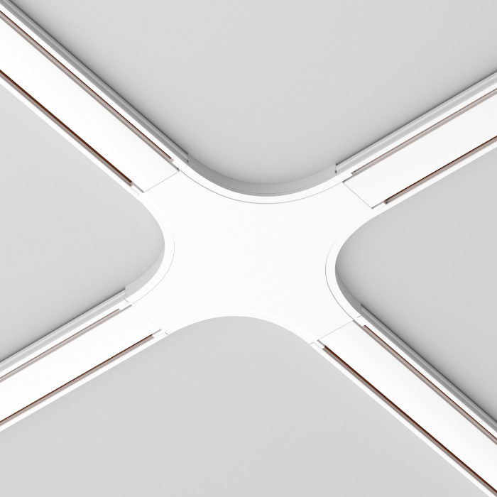 Коннектор питания X-образный Radity белый Maytoni TRA084CX-11W