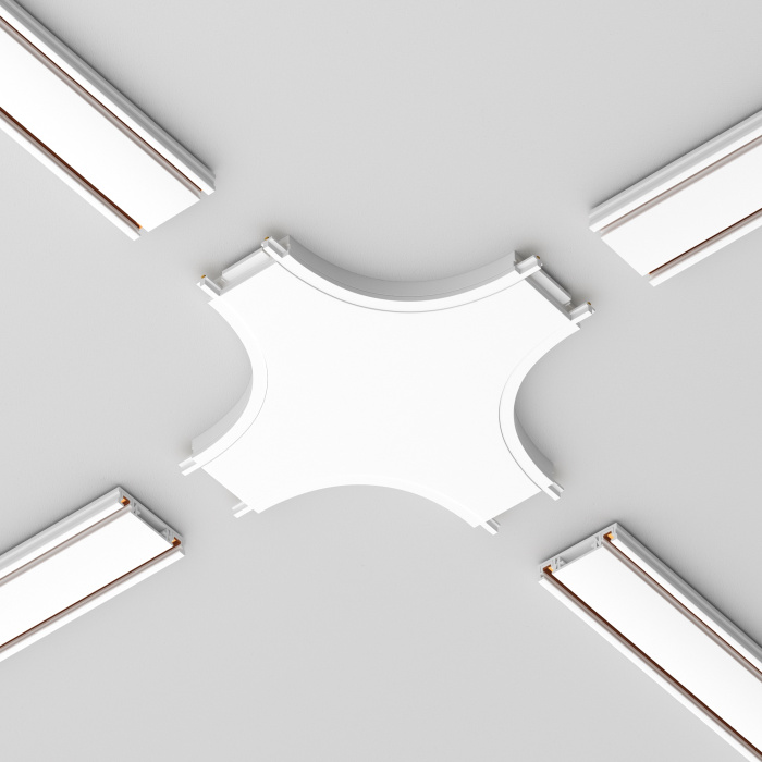 Коннектор питания X-образный Radity белый Maytoni TRA084CX-11W