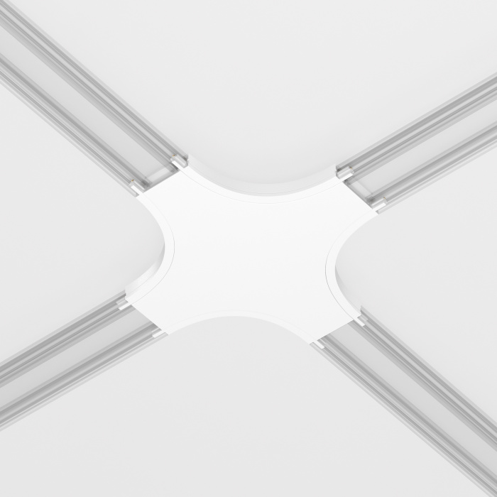 Коннектор питания X-образный Radity белый Maytoni TRA084CX-11W