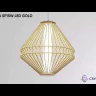 Светильник подвесной Crystal Lux CUADRA SP15W LED GOLD