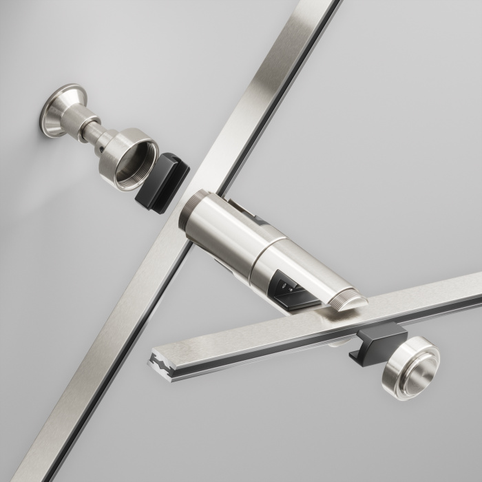 Крепление настенное Wall двойное Flarity платина Maytoni TRA155CW-D1-PT