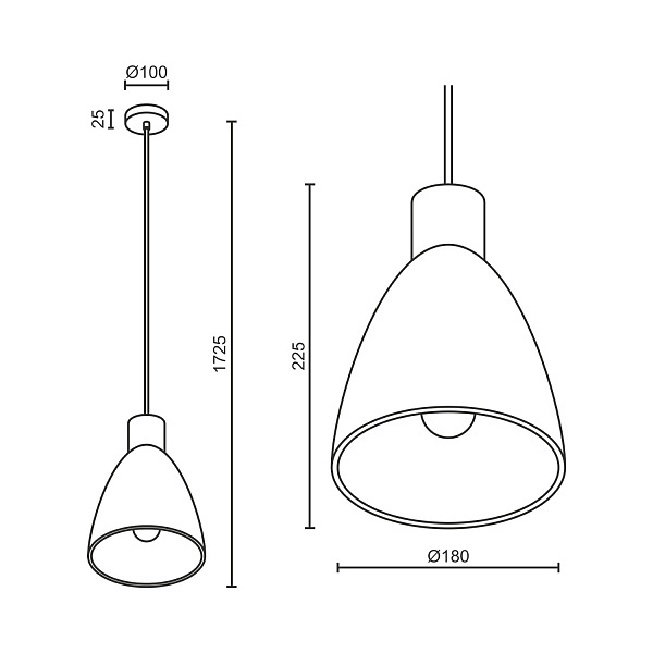 Подвесной светильник Ledron MH-2507C